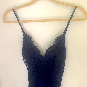 Gorgeous Madelyn Navy Blue Lace Maxi Dress